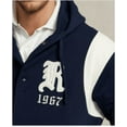 thumbnail image 3 of Polo Ralph Lauren Men's Navy/Cream Big & Tall Fleece Hooded Jacket , US 3LT, 3 of 3