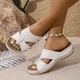 thumbnail image 5 of Karight Orthopedic ls for Women Sale Clearance Open Toe Arch Support Walking l Dressy Summer Comfortable Slip-on Shoe Cute Platform Wedge Shoes Planter Fasciitis Sliders Plus Size, 5 of 8