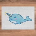 thumbnail image 5 of Ambesonne Narwhal Jigsaw Puzzle Durable Cardboard, Unicorn of the Sea, 1000 pcs, Multicolor, 5 of 5