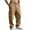 Khaki Cargo Pants, variant on Mens Cargo Pants Slim Fit Outdoor Athletic Trousers Work Pants Drawstring Camping Baggy Cargo Pant with Multi Pockets S-3XL