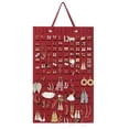 thumbnail image 3 of Boucle d'Oreille en Feutre Sac de Rangement, Sac Suspendu Bijoux Mural, 3 of 5
