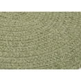 thumbnail image 4 of Colonial Mills 4' Solid Aqua Green Round Handmade Braided Area Throw Rug, 4 of 5