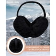 Women's Cute Cable Knit Fleece Earmuffs Winter Ear Warmers/Covers for