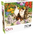 thumbnail image 1 of Rompecabezas Buffalo Games John Francis Cat Flora 750 piezas, 1 of 6