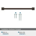 thumbnail image 5 of Amerock Lintel 10-1/16 inch (256mm) Center-to-Center Oil-Rubbed Bronze Cabinet Pull, 5 of 7