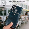 thumbnail image 4 of PU Leather Wallet Case for Samsung Galaxy Note 10 Necklace Lanyard Case Cover with Card Holder Adjustable Detachable Anti-Lost Neck Strap Case for Samsung Galaxy Note 10,6.3",Blue, 4 of 9
