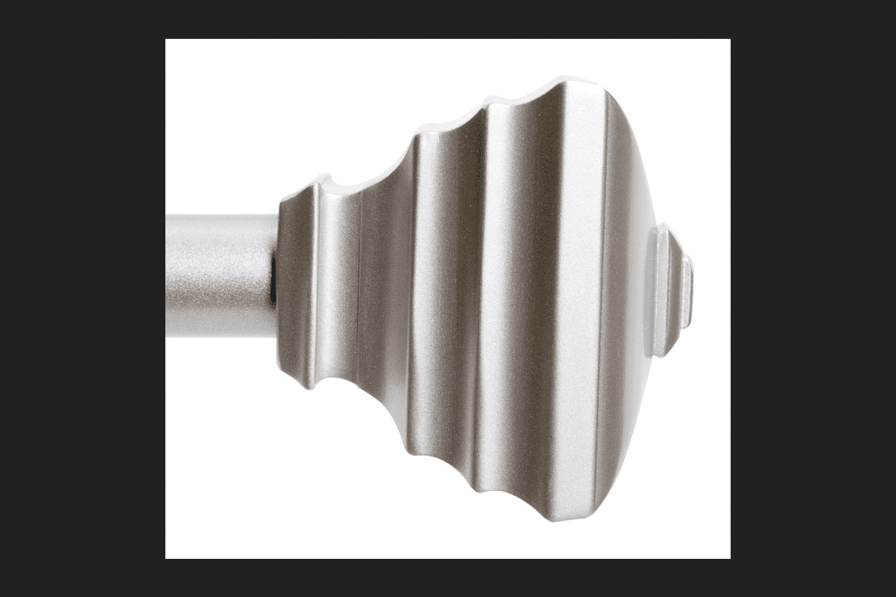 Kenney Fast Fit Adjule Curtain Rod 120 In L X 3 4 Dia Kenney Fast Fit Adjule Curtain Rod 120 In L X 3 4 Dia Brushed Nickel Com