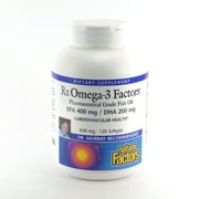 Natural Factors RxOmega-3, 120 Softgels