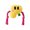 Yellow, variant on Alphabets Shape Molar Chew Toy For Dog Durability Rope Knot Teeth Cleaning Squeaker Aggressive Chewer