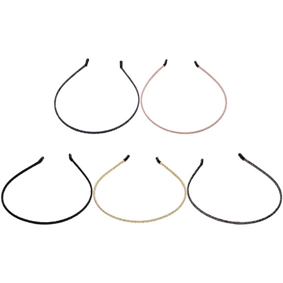 BESTONZON Vintage Headbands Assorted Color Cloth Lightweight for Females 5Pcs