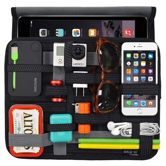 Cocoon CPG36RD GRID-IT! Wrap 10 Organisateur d'Accessoires pour Tablette (Rouge Course)