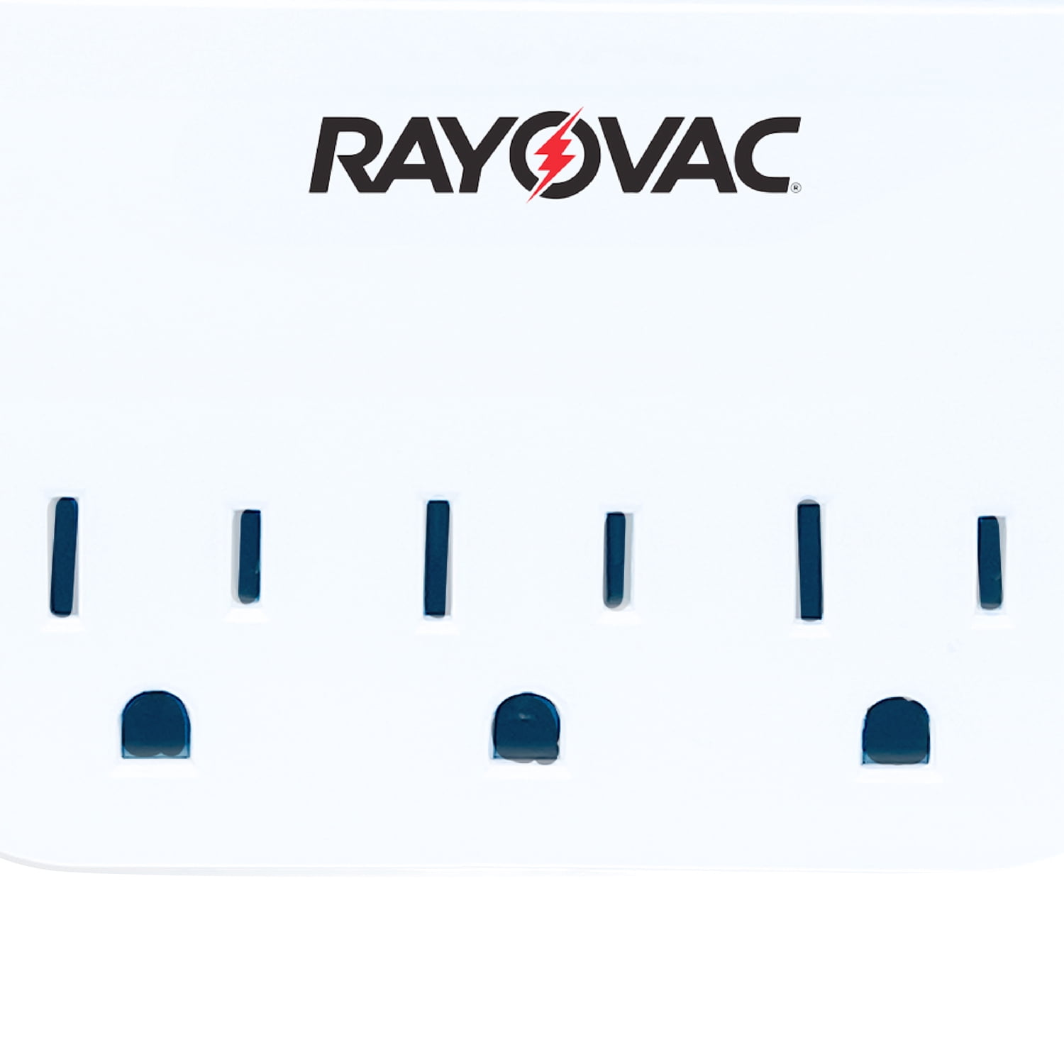 RAYOVAC Portable Surge Protector Wall Tap with Phone Holder, AC Outlets and 2 USB Ports (3 Outlet), SS-Q302C