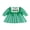 Green, variant on RUINIXCW Toddler Baby Girl Christmas Dress Outfit Infant Baby Girl Fall Winter Giangham Plaid Dress Clothes Cute Santa Tree Deer Embroidery Long Sleeve Ruffled Dress