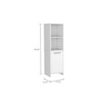 thumbnail image 5 of Depot E-Shop DE-ALB7162 Romulo Kitchen Pantry, White, 5 of 6