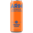 thumbnail image 2 of ARIH Postbiotic Energy Drink, Zero Sugar Clean Energy Drink with 100mg Natural Caffeine, Orange Hour, 12 fl oz, 4 Pack, 2 of 7