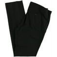 thumbnail image 2 of Kenneth Cole Mens Flat Front Dress Pants Slacks, Black, 31W x UnfinishedL, 2 of 2