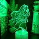 thumbnail image 5 of Lámparas de ilusión Led 3d, lámpara 3d de Anime Eri My Hero Academia, luz Led de noche para niñas, niños, decoración de dormitorio, regalo de cumpleaños Eri Boku No Hero Academia Feliz Sencillez, 5 of 5