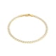 thumbnail image 1 of Hermoso Pulso Barbada Diamantada 4 mm Oro Sólido 14k amarillo 00, 1 of 3