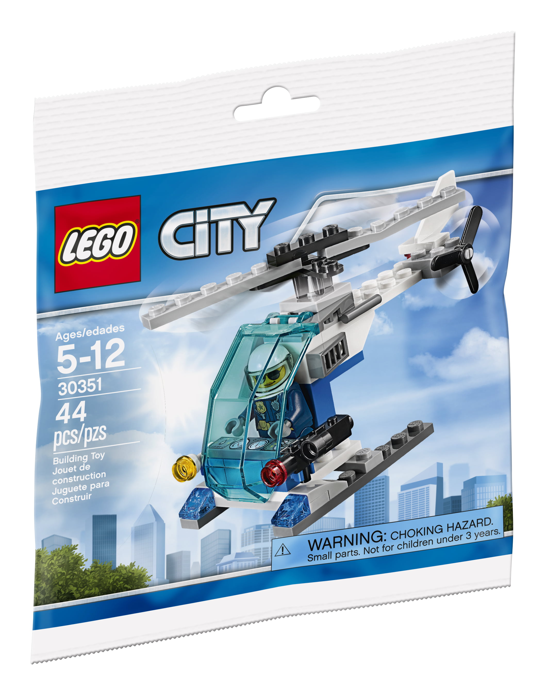 LEGO CITY POLYBAG POLICE MINIFIGURE HELICOPTER 30351 BUILDING TOY