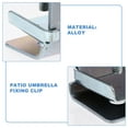 thumbnail image 5 of ROMANSENTIAL Parasol Pole Clip 1Pc Rectangular Alloy For Garden Umbrella Fixing, 5 of 5