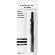 Ranger EMP20653 Inkssentials Embossing Pens, 2-Pack, Black and Clear Parent