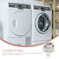 Voiceine Washing Machine Hose Adapter Extension Pipe Quick Connect 1/2