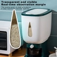 thumbnail image 5 of Household Sealed Rice Dispenser, Food Grade Rice Storage Container, Easter Decor, 20 Lbs Large Capacity Bin with Measuring Cup, Kitchen Pantry Organizer for Grain and Rice Storage, 7.9*12.6*15.2in, A, 5 of 7