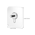 thumbnail image 2 of unbranded 10Ud Gancho Plateado Para Pared Autoadhesivo Fácil Uso Y Resistente Para Hogar, 2 of 8