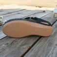 thumbnail image 6 of Women's Wide Width Floral Wedge Flip Flops, Open Toe Faux Leather Platform Sandals, Comfortable Casual Summer Shoes for Beach & Daily Wear, Multi-Color, 6 of 10