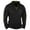 Black, variant on ZUKMRJPC Men's Cotton V-Neck Sweatshirt Casual Long Sleeve Patchwork Pullover Sweatshirt Soft Breathable Sport Workout Tops with Pocket