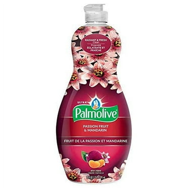 Palmolive Ultra Liquid Dish Soap | Soft Touch on Hands | Tough-on-Grease | Concentrated Formula | Passion Fruit & Mandarin Scent - 20 Ounce Bottle (Pack of 3)