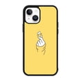 thumbnail image 1 of Saranghaeo Hand Love Yellow iPhone 15 Case,iPhone 16, 1 of 3