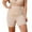 Beige, variant on Shapewear High Waisted Body Shorts Girdles Thigh Slimmer - Non-Roll Down, Thigh Support, -Lifting, Light Compression, XS-4XL Sizes, Nylon Spandex