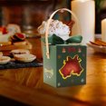 thumbnail image 5 of Wadada Christmas Treat Boxes, Xmas Cookie Gift Boxes with Window and Handle, Cardboard Bakery Boxes Paper Goody Boxes for Pastries Cupcakes Candy and Party Favor, 3.3 inch, 5 of 6