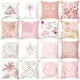 thumbnail image 4 of EIMELI 45cm x 45cm Cushion Cover Soft Multifunctional Polyester Modern Fresh Flowers Pillowslip for Family, 4 of 12