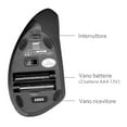 thumbnail image 3 of Anker 2.4G Wireless Vertical Ergonomic Optical Mouse, 800 / 1200 /1600DPI, 5 Buttons - Black, 3 of 6