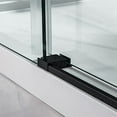 thumbnail image 3 of WOODBRIDGE 48" x 76" Single Sliding Frameless Shower Door MSDC4876-MBL, 3 of 7
