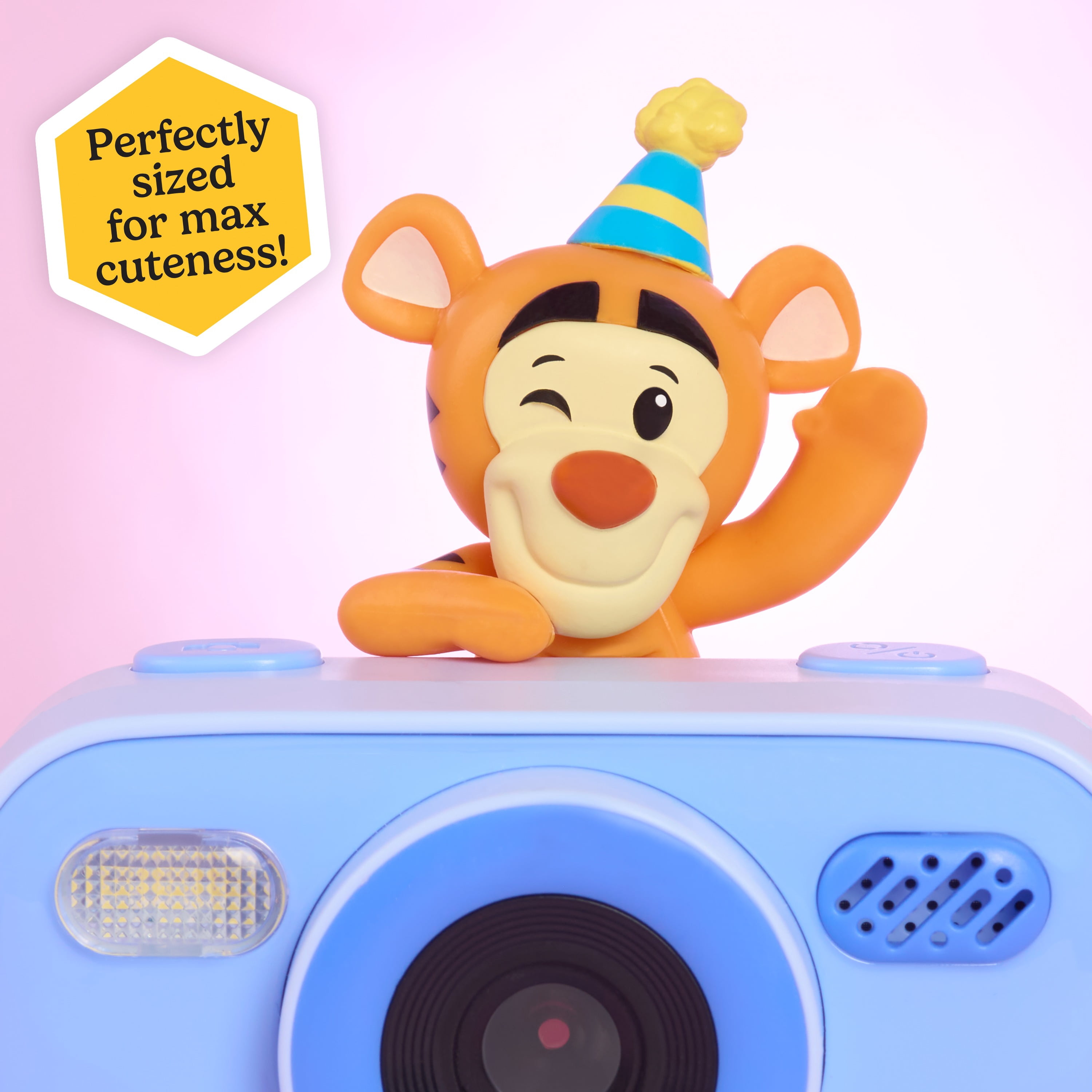 Disney Winnie the Pooh Attachmeez Blind Box Collectible Figure with Display Stand, Hangs off Books, Phones & More
