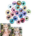 thumbnail image 4 of 20Pcs Glass Dolls Eye DIY Handcraft Animal Eyes Jewelry Accessories 10/16/20mm, 4 of 8
