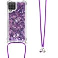 thumbnail image 1 of Funda FOXDOCK para Samsung Galaxy A12 con Cuerda Ajustable, Brillo Líquido, Protección Antigolpes y Lente – Ideal para Regalo, 1 of 6