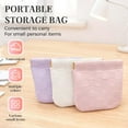 thumbnail image 2 of 5 Pcs Portable Snap Pouch, 2025 New Closure Organizer Makeup Bag, No Zipper Snap Closure Pouch, 2 of 7