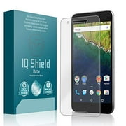 IQ Shield Matte Screen Protector Compatible with Huawei Nexus 6P (Google Nexus 6P) Anti-Glare Anti-Bubble Film