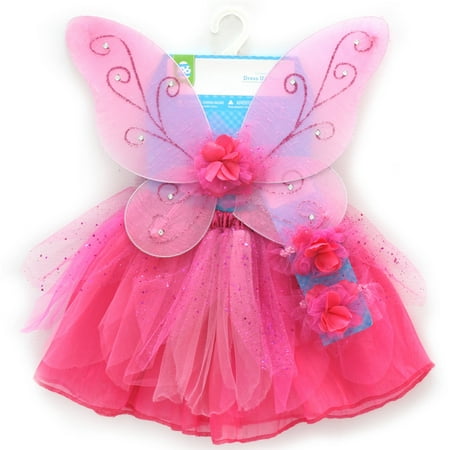 Easter Wal-mart 20" TuTu Dress Up Set, Hot Pink