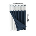 thumbnail image 3 of Shower Curtain under $5! CQCYD Shower Curtain Set Waterproof Polyester Fabric Bathroom Curtain with Hooks Liner for Bath Tub Shower Rod Window Privacy, 3 of 6