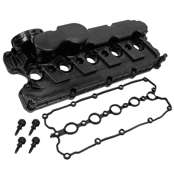 Tapa de Válvula del motor Unique Bargains Negro