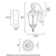 thumbnail image 5 of Maxim Lighting - One Light Outdoor Wall Lantern - Outdoor Wall Mount -, 5 of 5