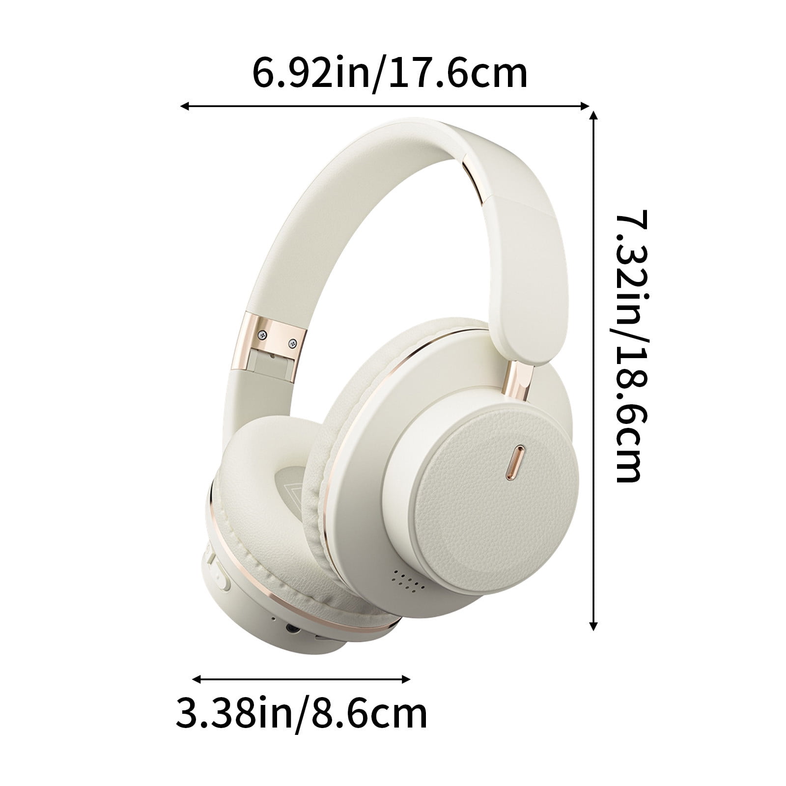 Trucker Bluetooth Headphones with Microphone Noise Canceling Wireless On Ear Headset, Hands Free Wireless Headset for Cell Phone Computer Office Home Call Center Skype
