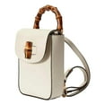 thumbnail image 3 of Gucci Bamboo Mini Handbag Top Handle Bag in Cream Leather, 3 of 8