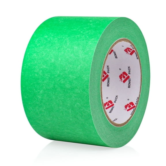 Bomei Pack 3D Printing Tape, Laser Cutting, 3 Inch x 55 Yard Green  Masking Tape