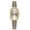 Gold Grey, variant on Oval Gold Watches for Women-Vintage Dress Style-Leather Strap | Easy-to-Read Oval Dial, Dainty Vintage Look, Elegant Analog Quartz Wristwatch
